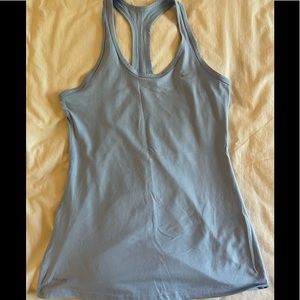 Nike dri fit tank light blue